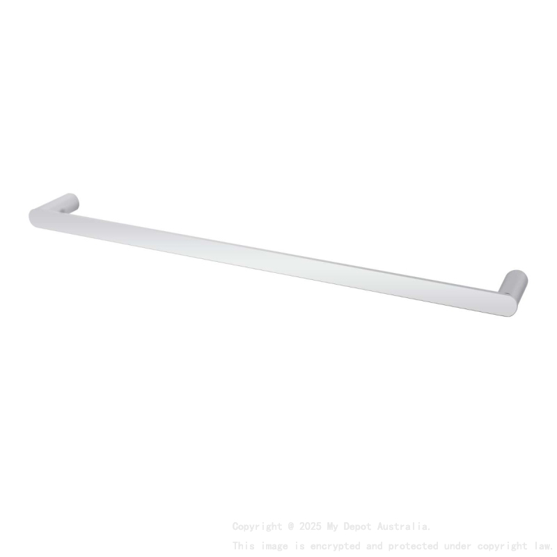 Chrome Single Towel Rail 600mm