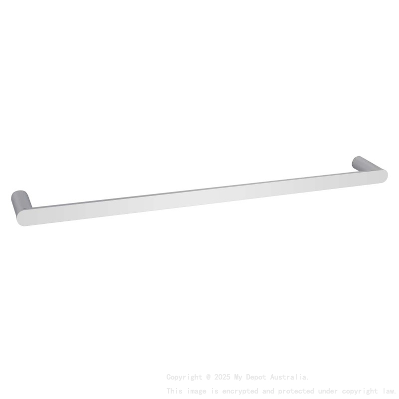 Chrome Single Towel Rail 800mm