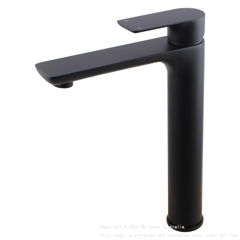 Black Tall Basin Mixer