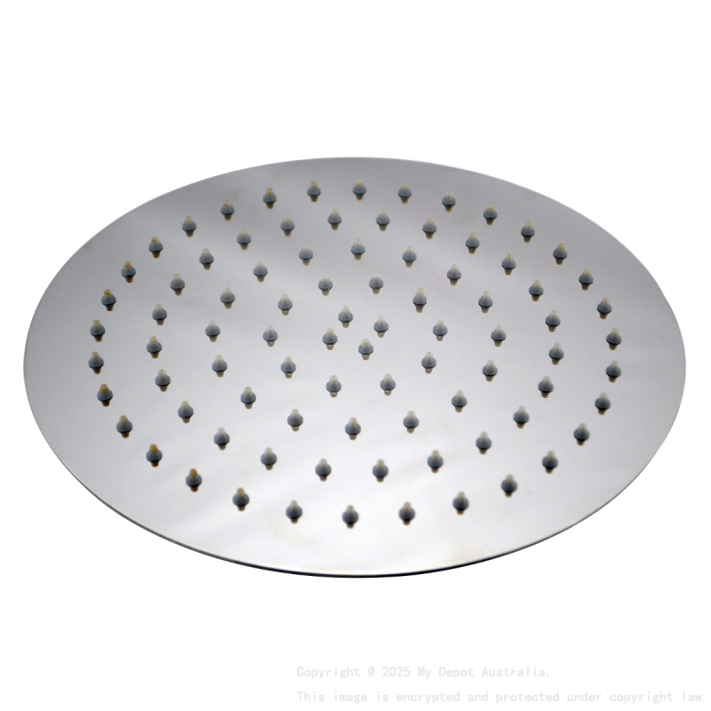 Super-slim Round Chrome Rainfall Shower Head 250mm