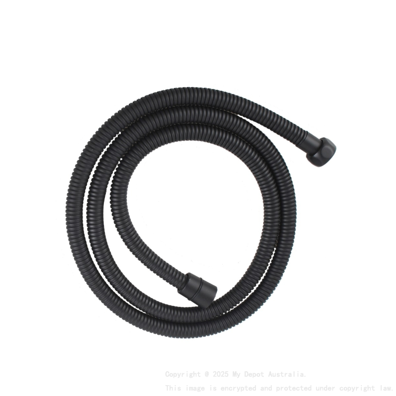 Flexible Shower Hose Black 1500mm