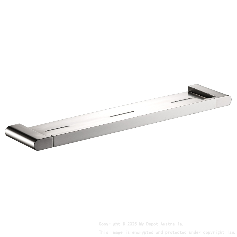Flores Cosmetic Shelf Brushed Nickel