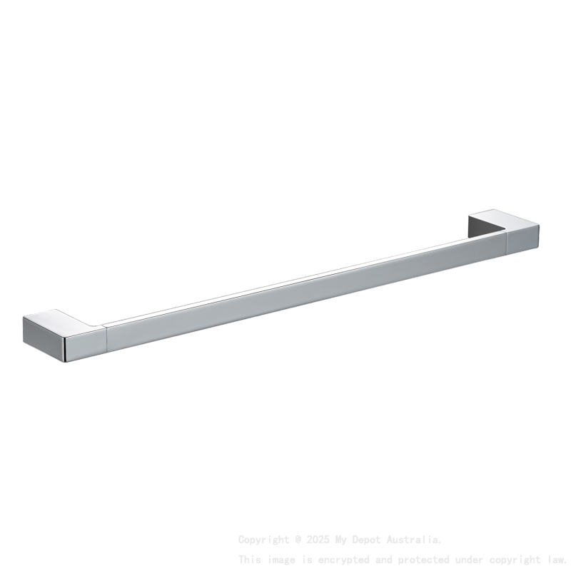 Ceram Single Towel Rail 600 mm Chrome