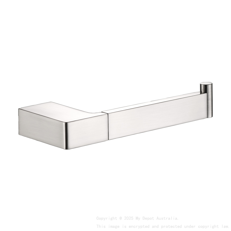 Ceram Toilet Roll Holder Brushed Nickel