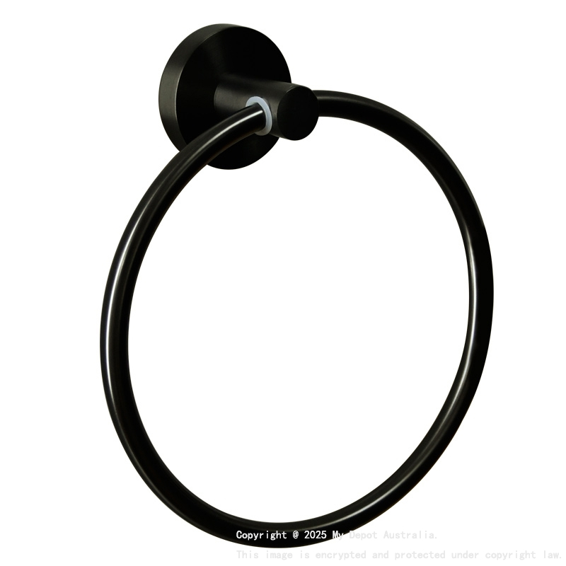 Otus Round Towel Ring Gunmetal