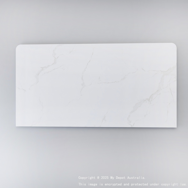 900mm White Marble Look Sintered Stone Top Benchtop