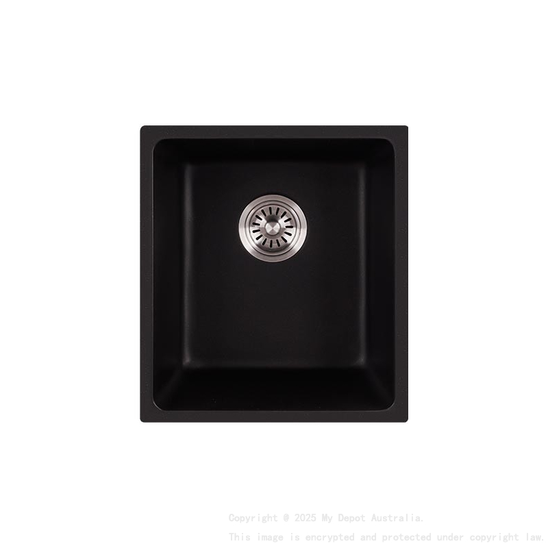 395*445*220mm Cora Black Undermount Granite Sink