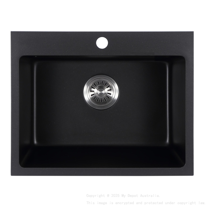 550*440*205mm Cora Black Granite Sink