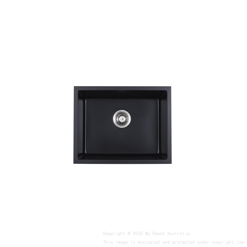 560*445*210mm Cora Black Undermount Granite Sink