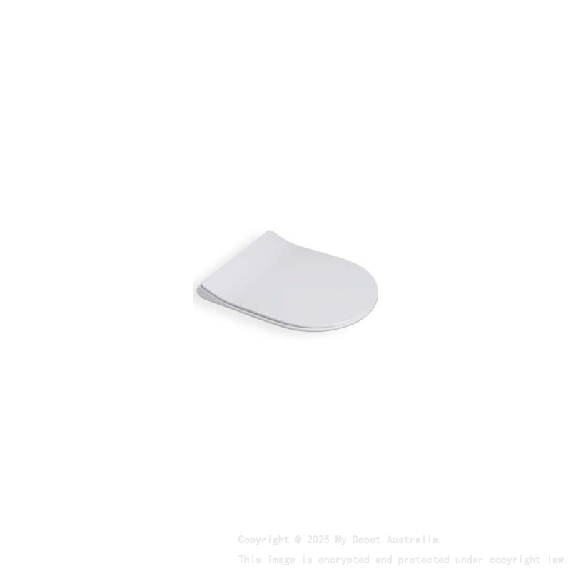 Gloss White Slim Uf Seat Compatible With Hani,Pani,Vera,Moi,Toi,Zara99,Zara66,Raul99, Raul66