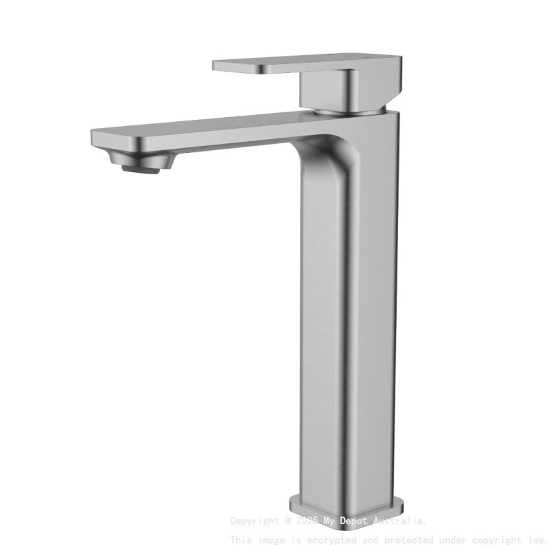 Nova II Highrise Basin Mixer Brushed Nickel