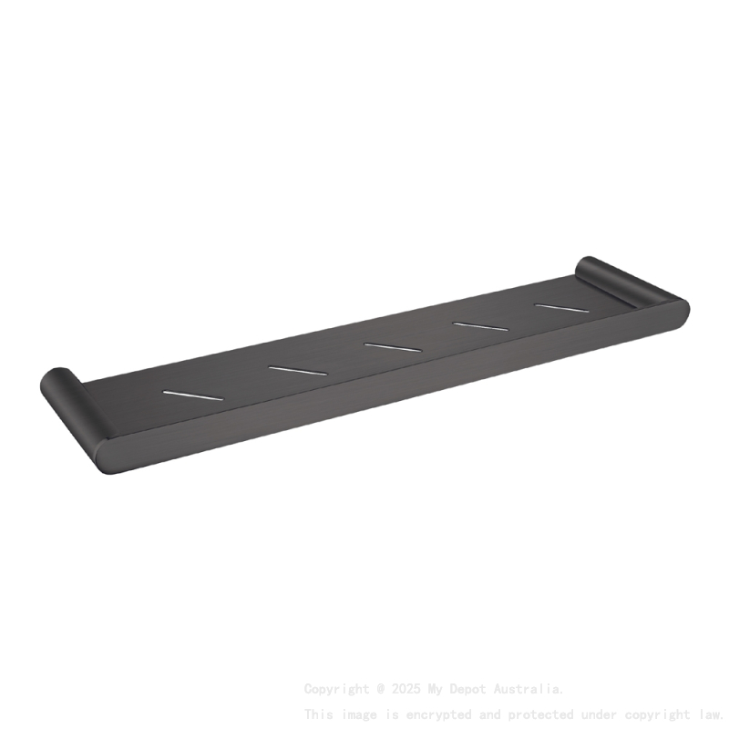 Bellino Gun Metal Grey Shower Shelf