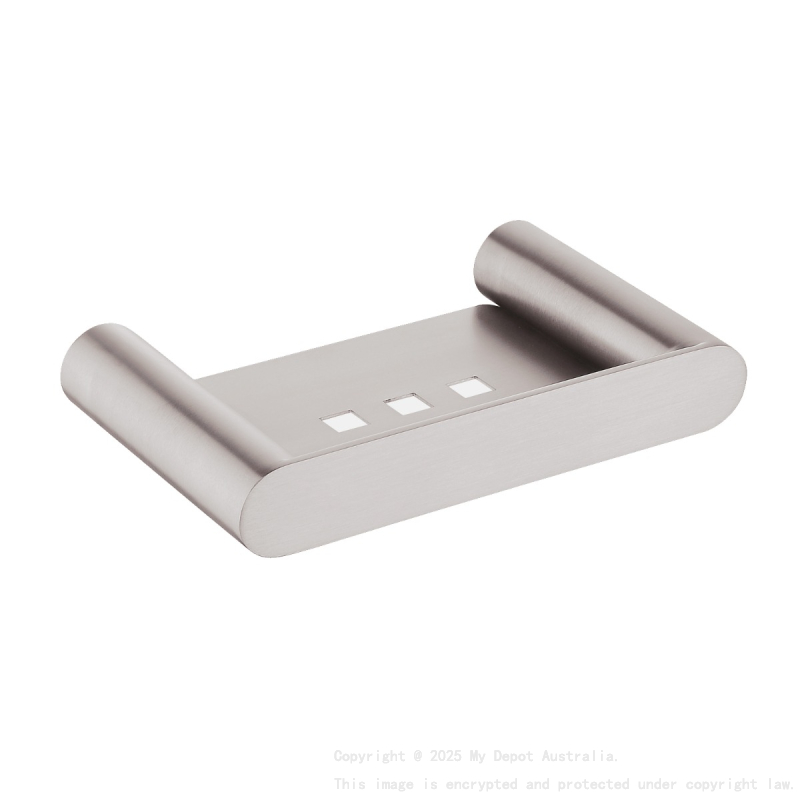 Esperia Brushed Nickel Soap Dish Holder