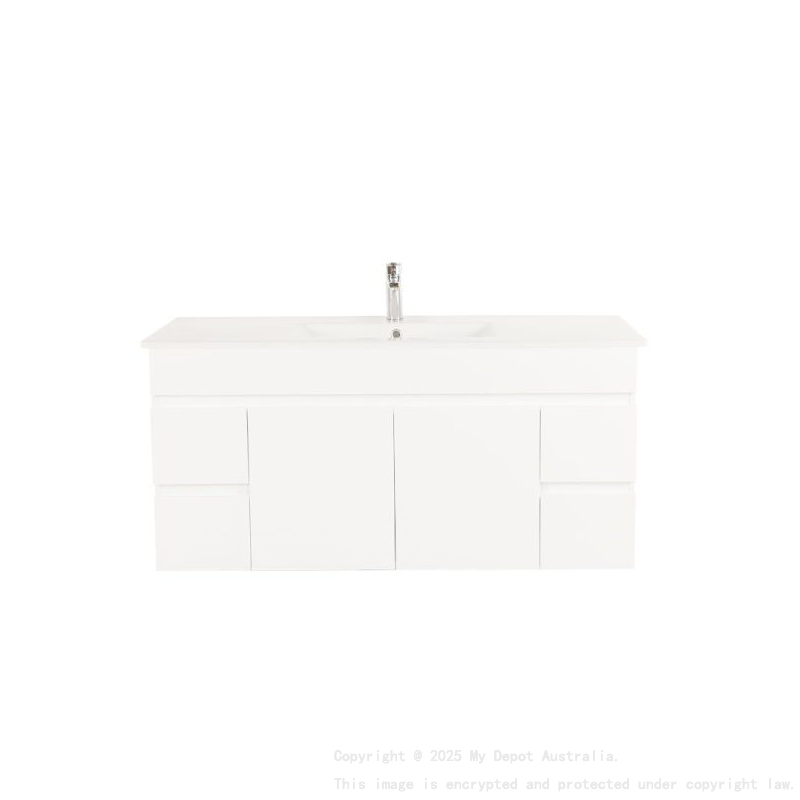 1200*450*560mm Wall Hung Gloss White PVC Cabinet Only