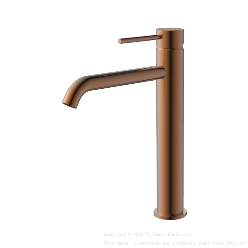 Tower Basin Mixer Brushed Bronze