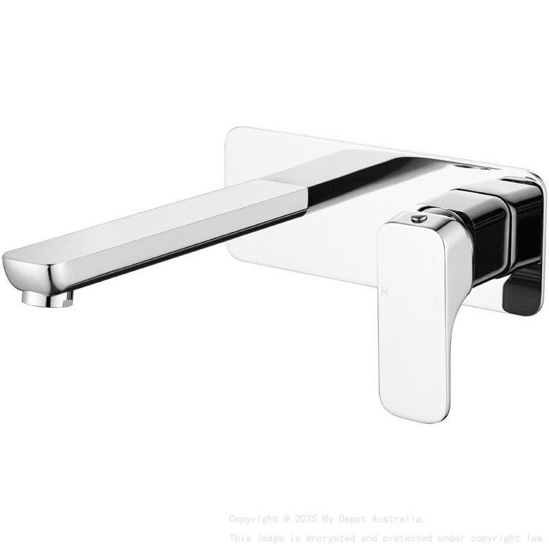 Kompakt Eckig Chrome Bath Mixer Set