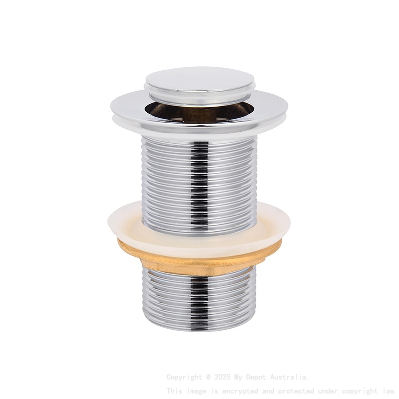 Run Chrome 32mm Brass Pop Up Waste No Overflow
