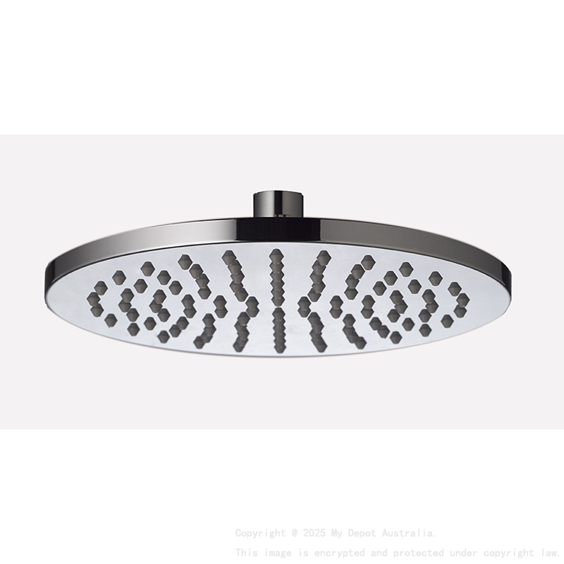 Round ABS Rain Shower Head 200mm Chrome