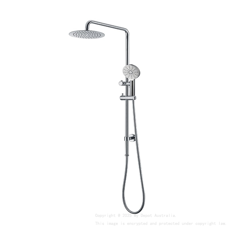 Rund Chrome Sliding Railwith 3 Spray Function Hand Shower