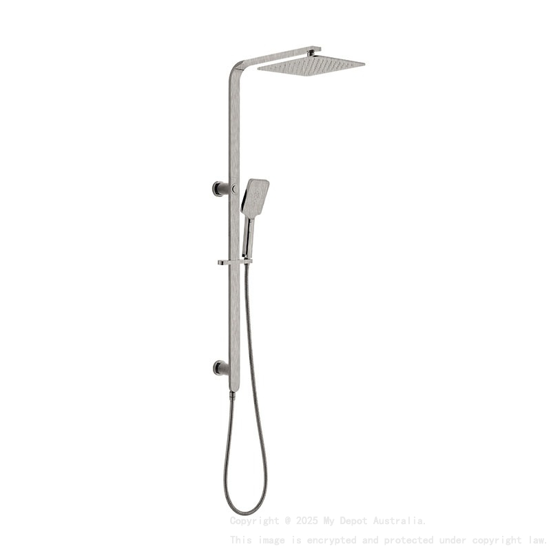 Luxus Brushed Nickel Sliding Rail With 3 Spray Function Hand Shower