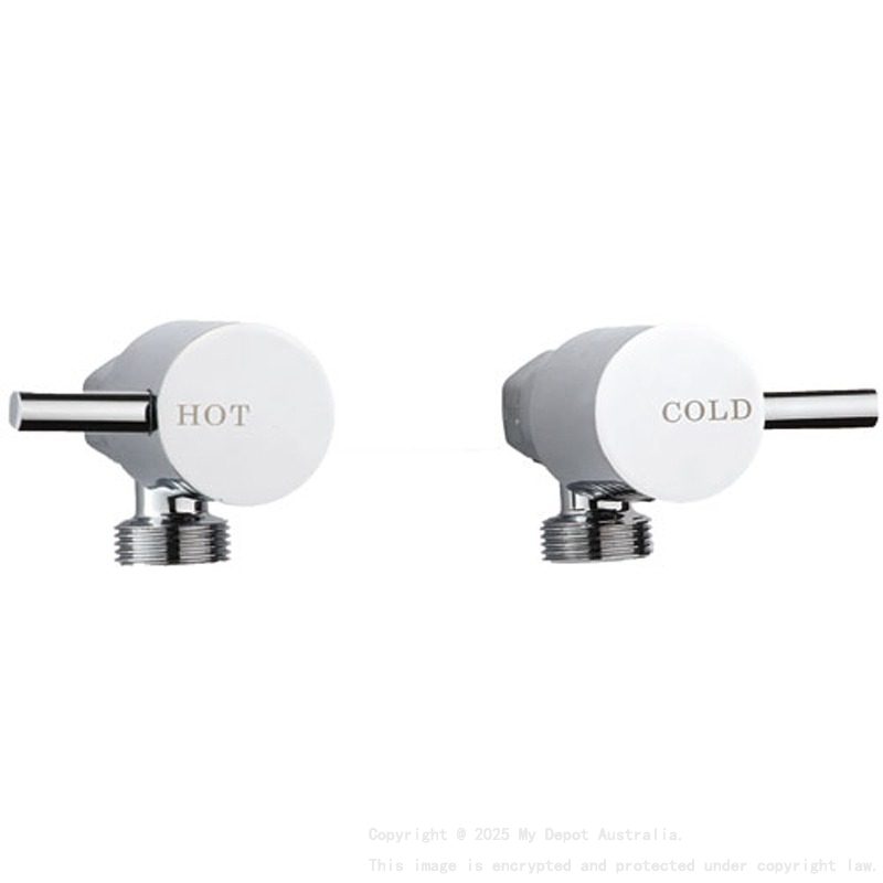 Rund Premium Dr Brass Washing Matchine Set Quarter Turn Chrome