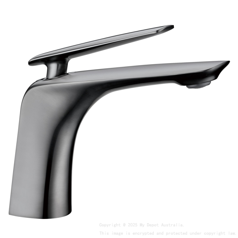 Bellino Brushed Nickel Basin Short Mixer Tap