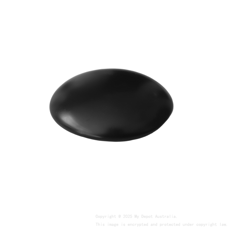 Ceramic Basic Pop-up Waste Cap Matte Black