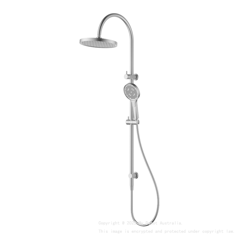 Linie Round Multi-Function Shower Set 255mm Brushed Nickel