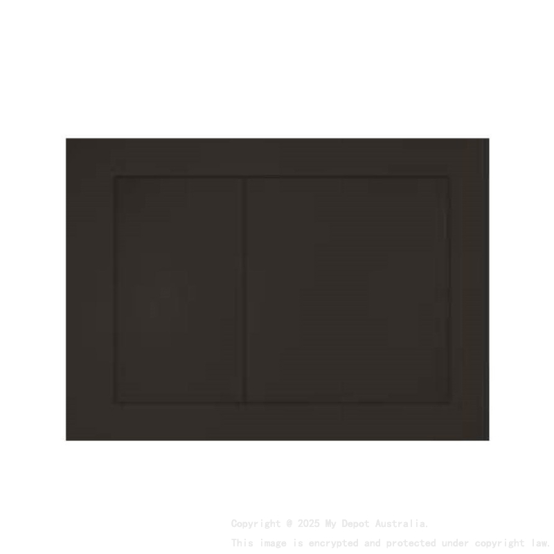 ABS Square Push Plate Matte Black