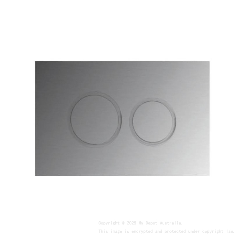 Stainless Steel Round Push Plate Brushed Nickel