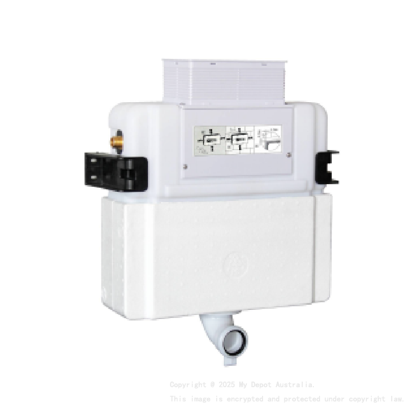 Frameless Low Height In Wall Cistern For Wall Faced Pan