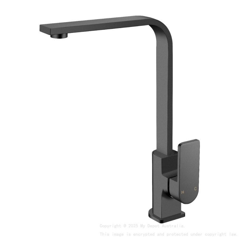 Flores Sink Mixer Matt Black