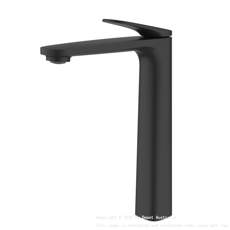 Sulu II High Rise Basin Mixer Matt Black