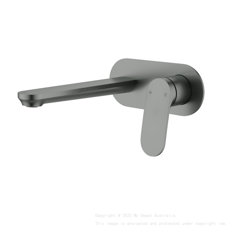 Sulu II Wall Basin Mixer Trim Kits Gun Metal