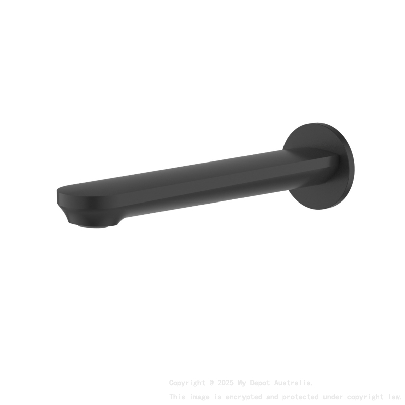 Sulu II Bath Spout Matt Black