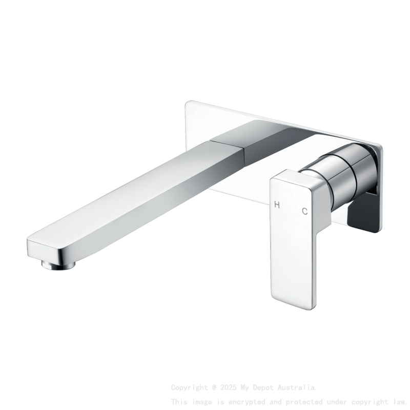 Ceram Wall Basin Mixer Chrome