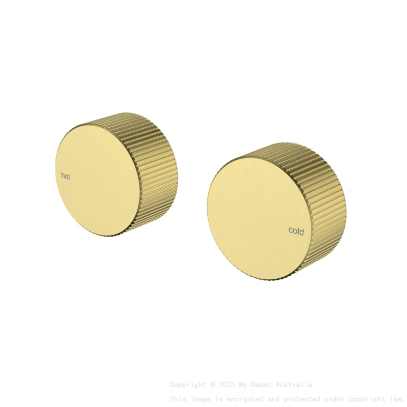 Soko 1/4 Turn C/D Wall Top Assembly Brushed Gold