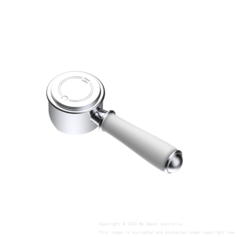 Clasico Ceramic Handle Chrome