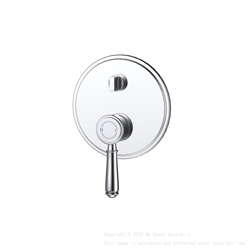 Clasico Wall Diverter Mixer Trim Kits Chrome