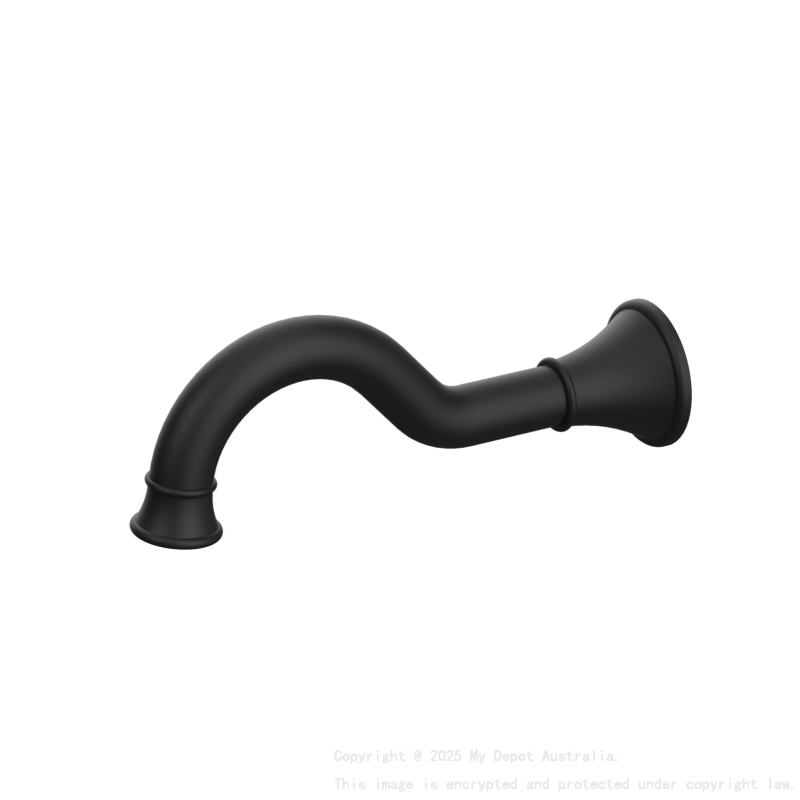 Clasico Spout in Matt Black