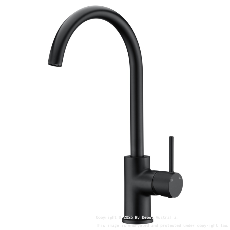 Hali Sink Mixer Matt Black