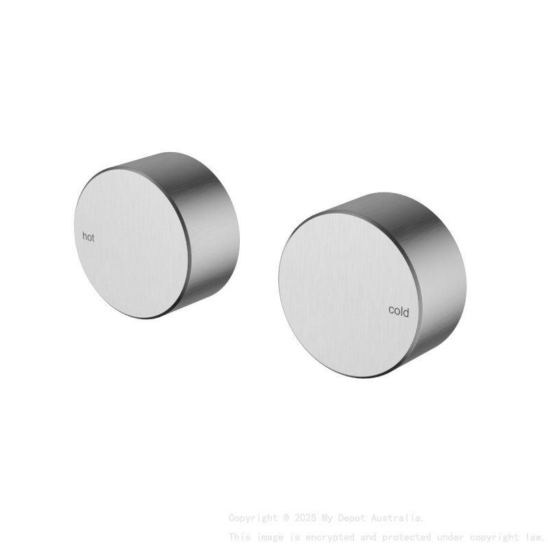 Hali 1/4 Turn C/D Wall Top Assembly Brushed Nickel