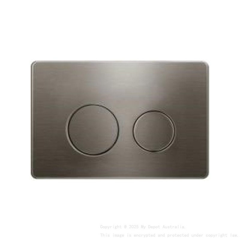 Access Plate Round Button Gunmetal