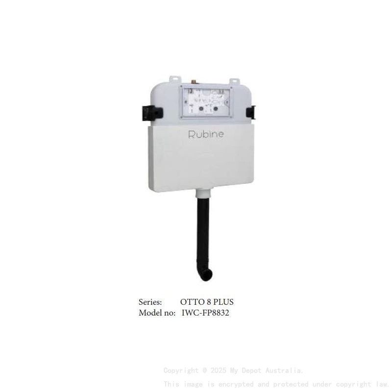 Floor Pan Concealed 80mm Cistern