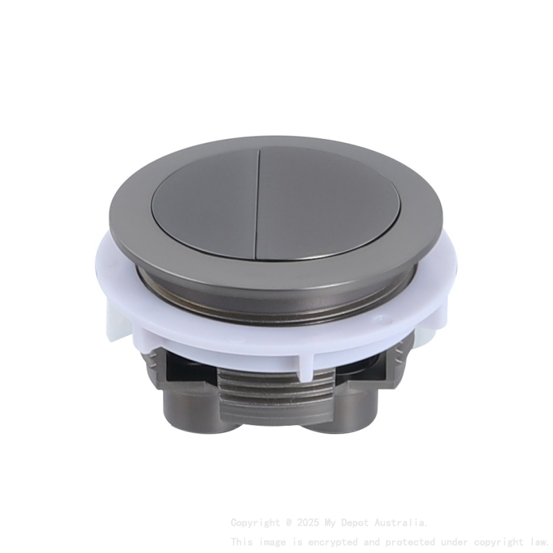 Round Press Button Gum Metal