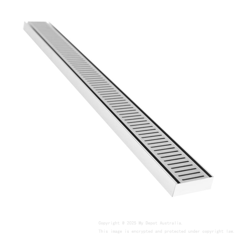 100x100x35mm Lauxes Aluminium Chrome Floor Grate Drain