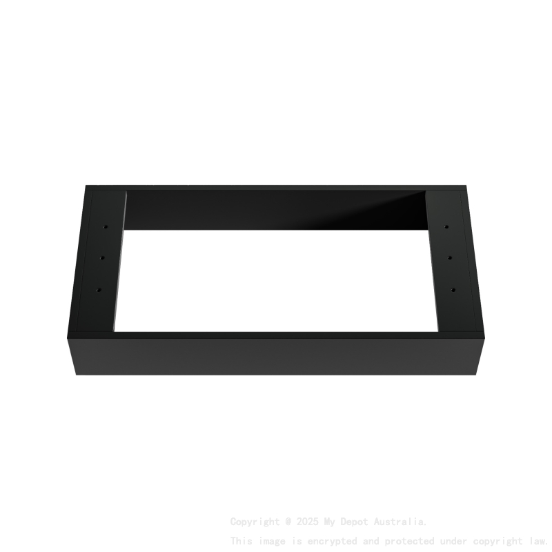 890X435X150 Matte Black Kickboard
