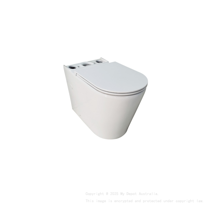 Acadia Full Rimless Flush Pan