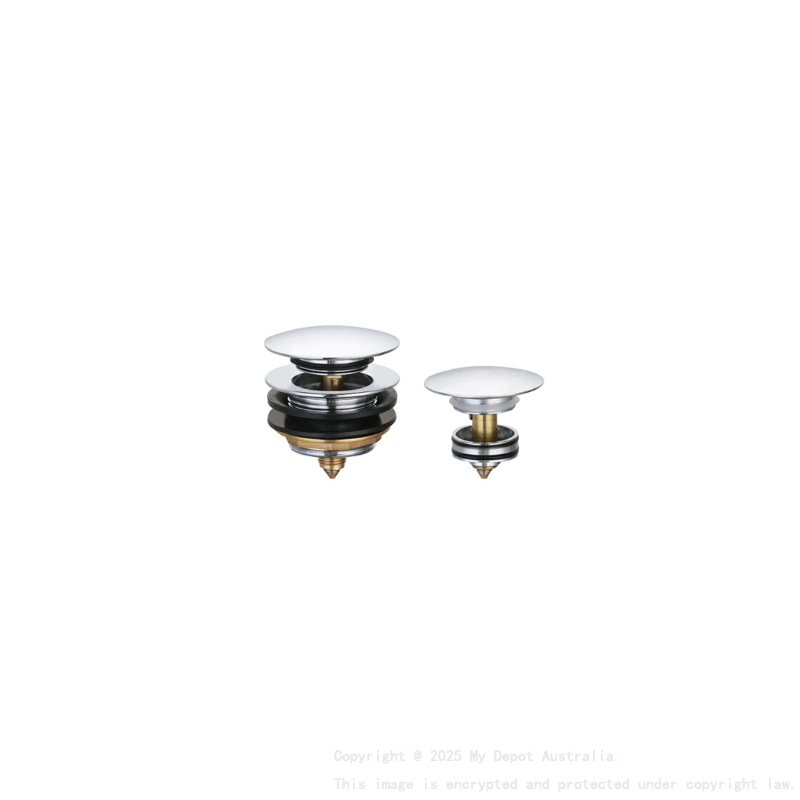 40mm Non Overflow Pop Up Waste Chrome