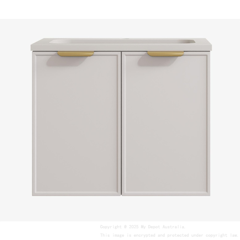 590*455*560mm Matte White Madura Federation Wall Hung PVC Cabinet